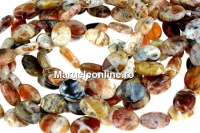 Margele brandy opal natural, oval, 14x10mm