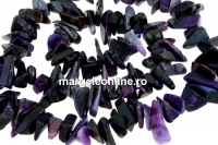 Natural sugilite, free form chips, 7-15mm