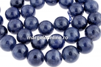 Sapphire, natural stone, blue, round, 12mm