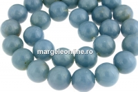 Angelite, natural stone, round, 12mm