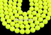 Perle Swarovski, neon yellow, 4mm - x100