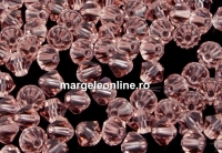 Swarovski, margele bicone, vintage rose, 4mm - x20