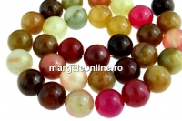 Grape jade, round, 14mm