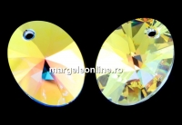 Swarovski, pandantiv oval, aurore boreale, 18mm - x1