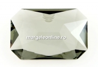 Swarovski, rivoli cabochon black diamond, 27x18.5mm - x1