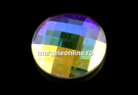 Swarovski, cabochon, aurore boreale, 10mm - x1