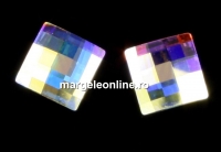 Swarovski, cabochon, aurore boreale, 10mm - x1