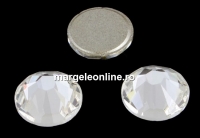 Swarovski, cabochon xilion, crystal, 8.5mm - x4