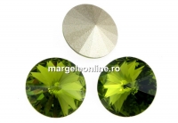 Swarovski, rivoli, olivine, 12mm - x2