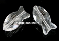 Swarovski, margele peste, crystal, 14mm - x1