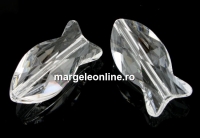 Swarovski, margele peste, crystal, 18mm - x1