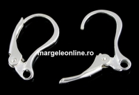 Tortite cercei argint 925, sistem click, 15.5mm- x1per