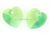Swarovski, pandantiv inima, chrysolite opal, 10mm - x2