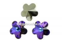 Swarovski, fancy floare, heliotrope, 10mm - x1