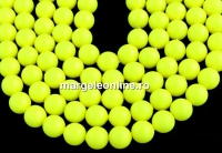 Perle Swarovski, neon yellow, 10mm - x10