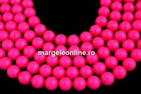 Perle Swarovski, neon pink, 10mm - x10