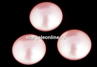 Swarovski, cabochon perla cristal, rosaline, 8mm - x2