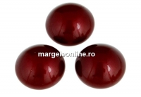 Swarovski, cabochon perla cristal, bordeaux, 10mm - x2