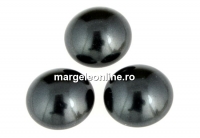 Swarovski, cabochon perla cristal, black, 10mm - x2