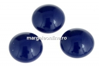 Swarovski, cabochon perla cristal, dark lapis, 6mm - x2