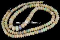 Natural golden opal, rondelle, 4-6mm
