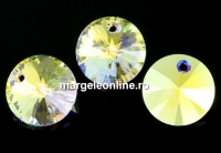 Swarovski, pandantiv rivoli, aurore boreale, 12mm - x2