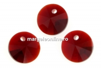 Swarovski, rivoli pendant, siam, 6mm - x10