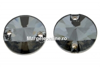 Swarovski, link, silver night, 10mm - x2