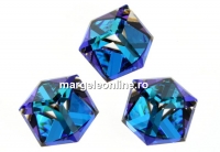 Swarovski, cabochon cub, bermuda blue, 8mm - x1