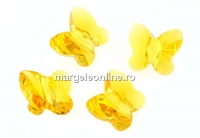 Swarovski, margele fluture, sunflower, 8mm - x2