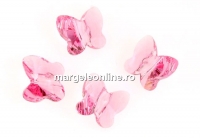 Swarovski, margele fluture, light rose, 8mm - x2