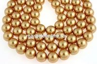 Perle Swarovski, bright gold, 8mm - x50