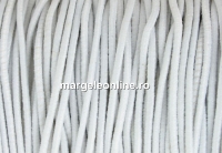 Snur elastic circular, alb, 1.4mm - x 13m