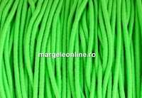 Snur elastic circular, verde neon, 1.4mm - x 13m