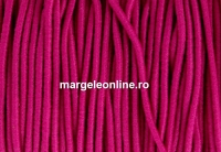 Snur elastic circular, fucsia 1mm - x 24m