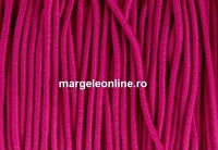 Snur elastic circular, fucsia 1mm - x 24m