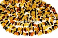 Margele chihlimbar natural, chips, 9-12mm - 41cm