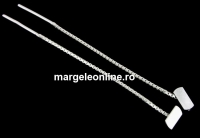 Baza cercei, argint 925, platou 7x3.5mm - x1per.