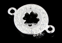 Link trifoi, argint 925, 15x9.5mm - x1