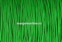 Snur matase cu guta, pentru bratari, verde crud, 0.8mm - x5m