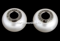 Swarovski, becharmed white pearl, 14mm - x1