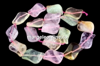 Mix quartz marquise flat, 24x16mm