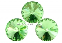 Swarovski, rivoli, peridot, 12mm - x2