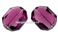 Swarovski, margele graphic, amethyst, 18mm - x1