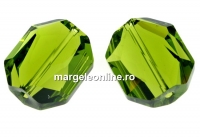 Swarovski, margele graphic, olivine, 12mm - x1