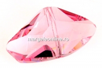 Swarovski, margele galactic, light rose, 24mm - x1