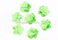 Swarovski, margele floare, peridot, 5mm - x4