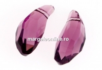Swarovski, margele aquiline, amethyst, 18mm - x1