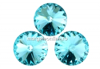 Swarovski, rivoli, light turquoise, 8mm - x2