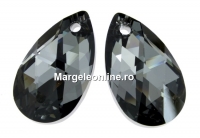 Swarovski, pandantiv picatura, crystal silver night, 16mm - x1